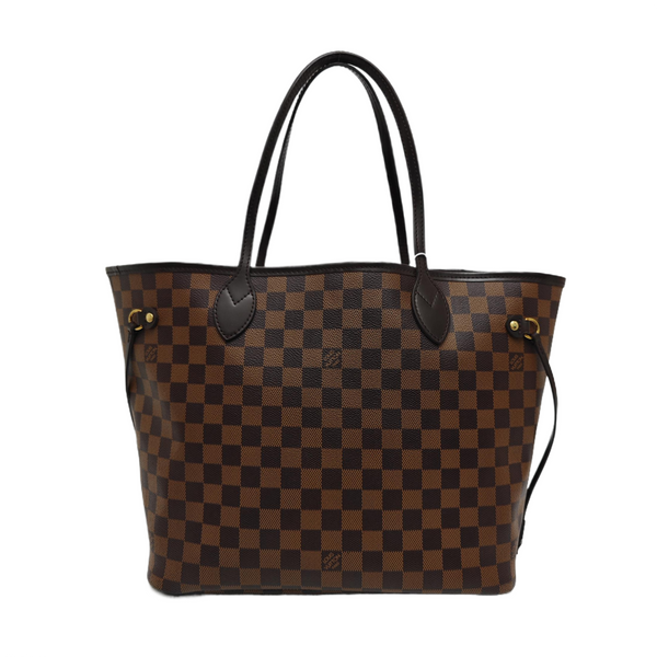 NEVERFULL MM Damier Ebene Coated Canvas Brown