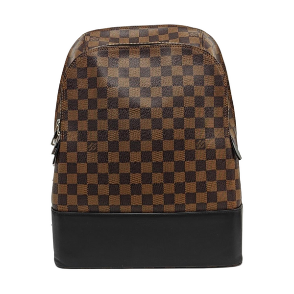JAKE Damier Ebene Coated Canvas Brown