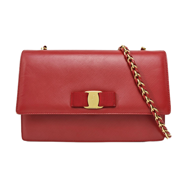 Ginny Calfskin Red
