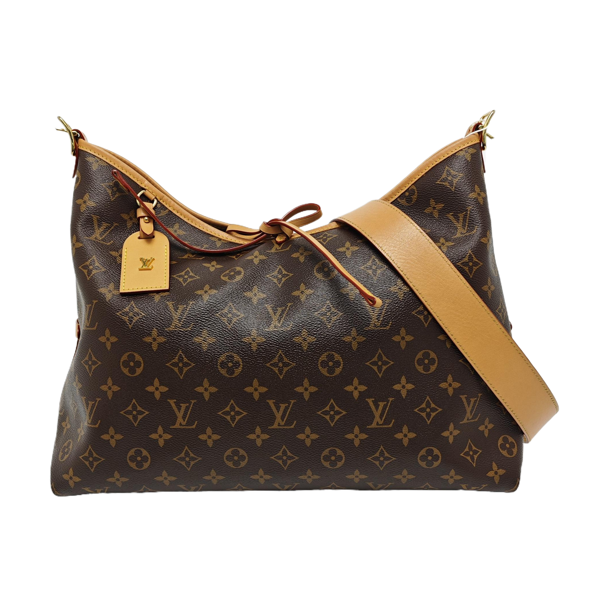 CARRYALL MM Monogram Coated Canvas Brown