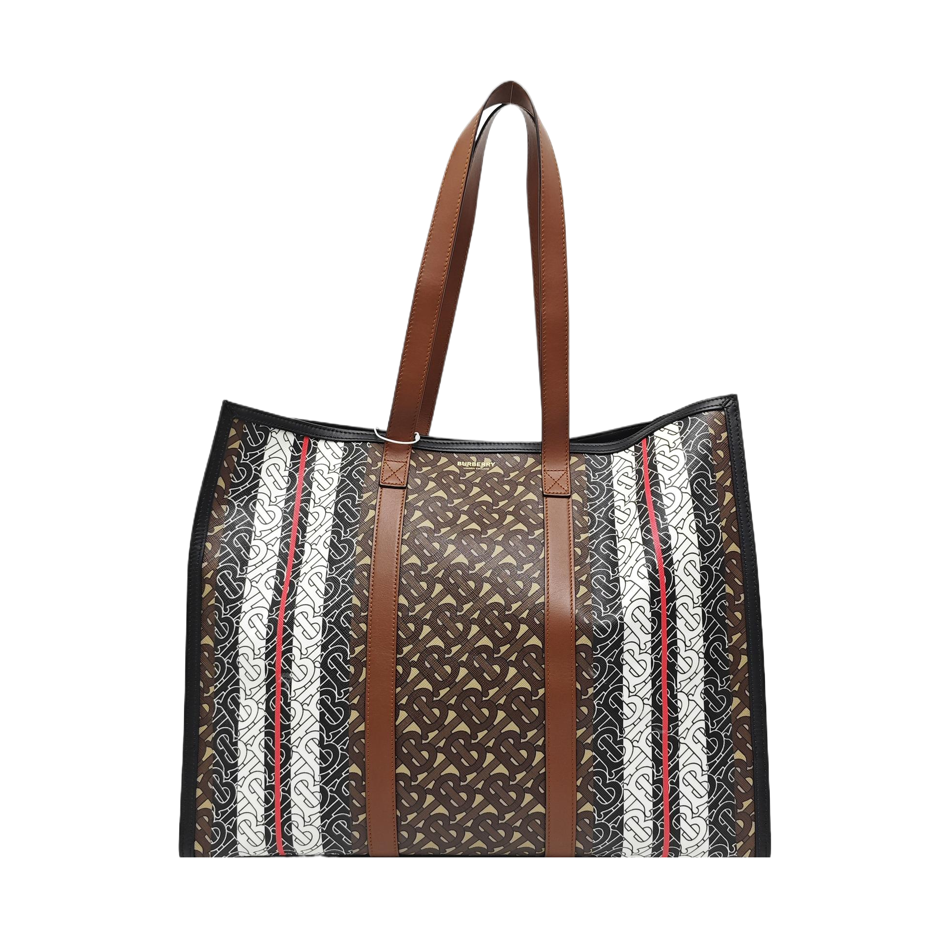 MONOGRAM Large Coated Canvas Brown