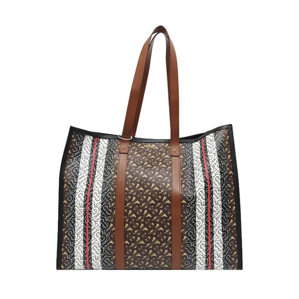 MONOGRAM Large Coated Canvas Brown