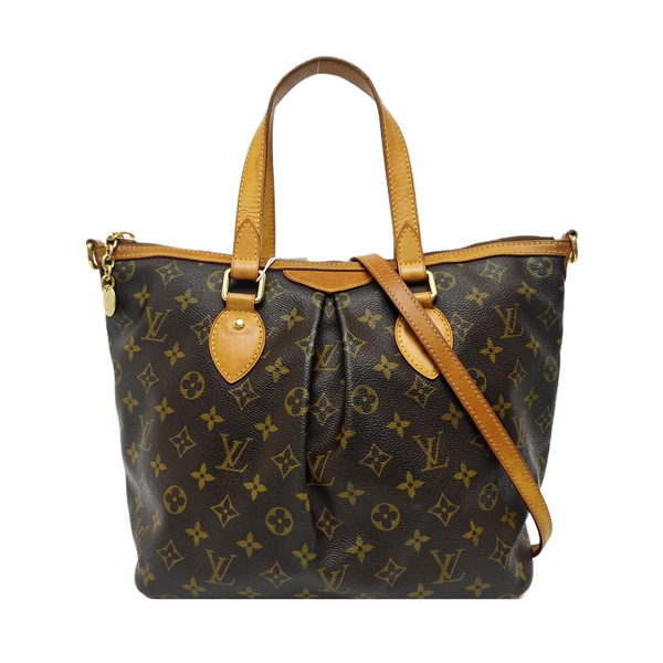PALERMO PM Monogram Coated Canvas Brown
