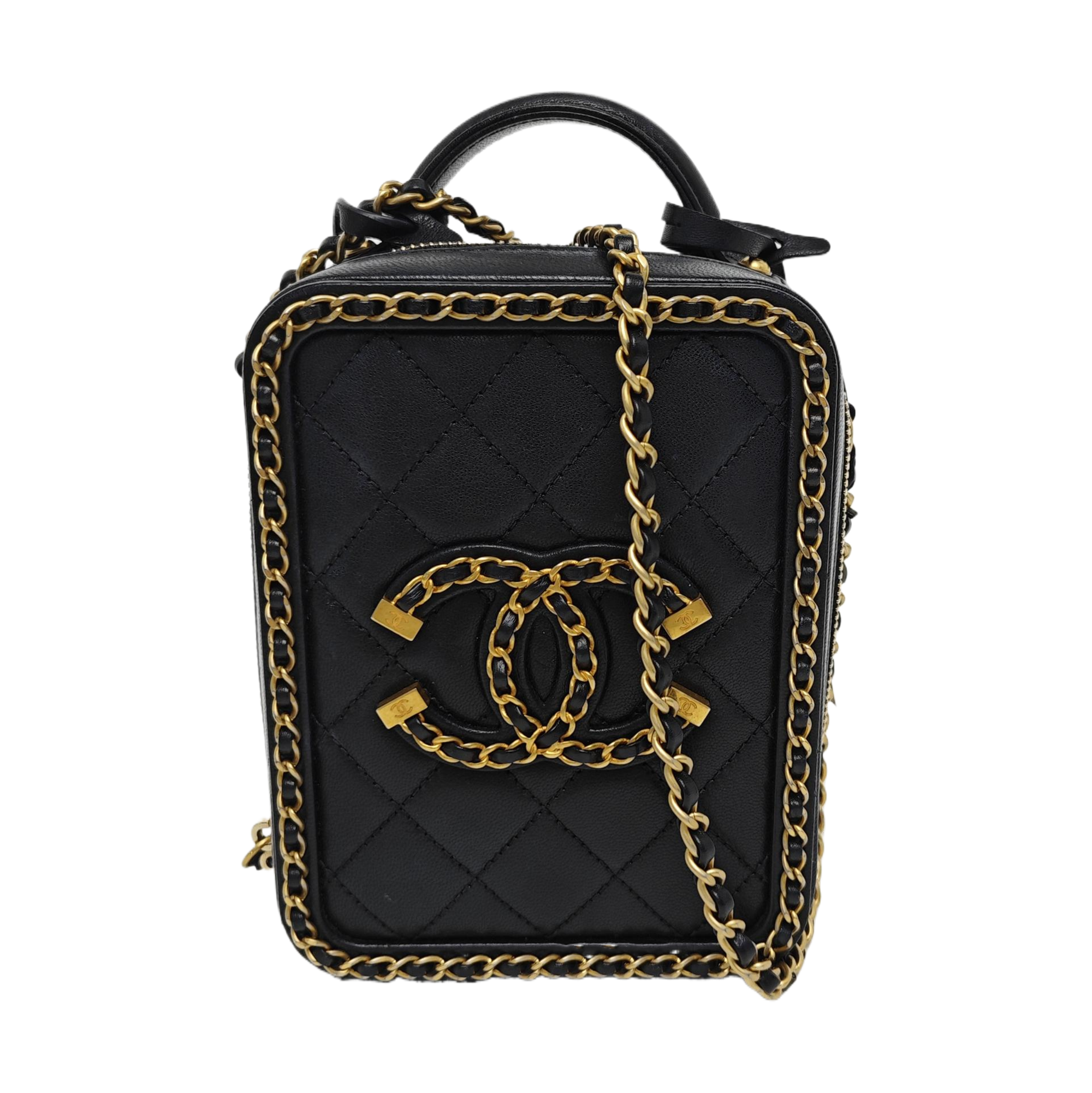 FILIGREE Quilted Lambskin Black