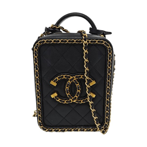 FILIGREE Quilted Lambskin Black