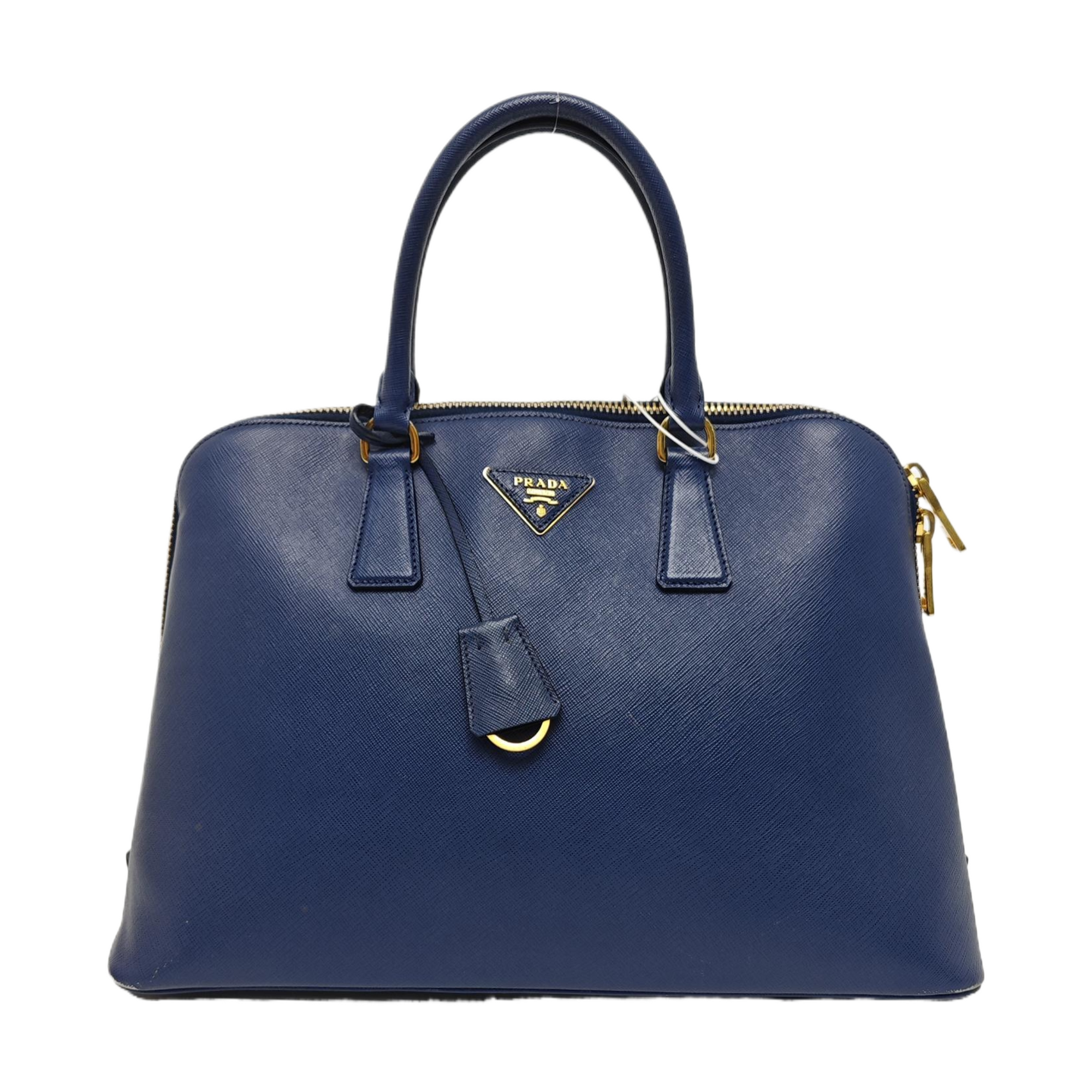 Authenticated pre-owned  Promenade Calfskin Blue - Top Handle Bag at Looply