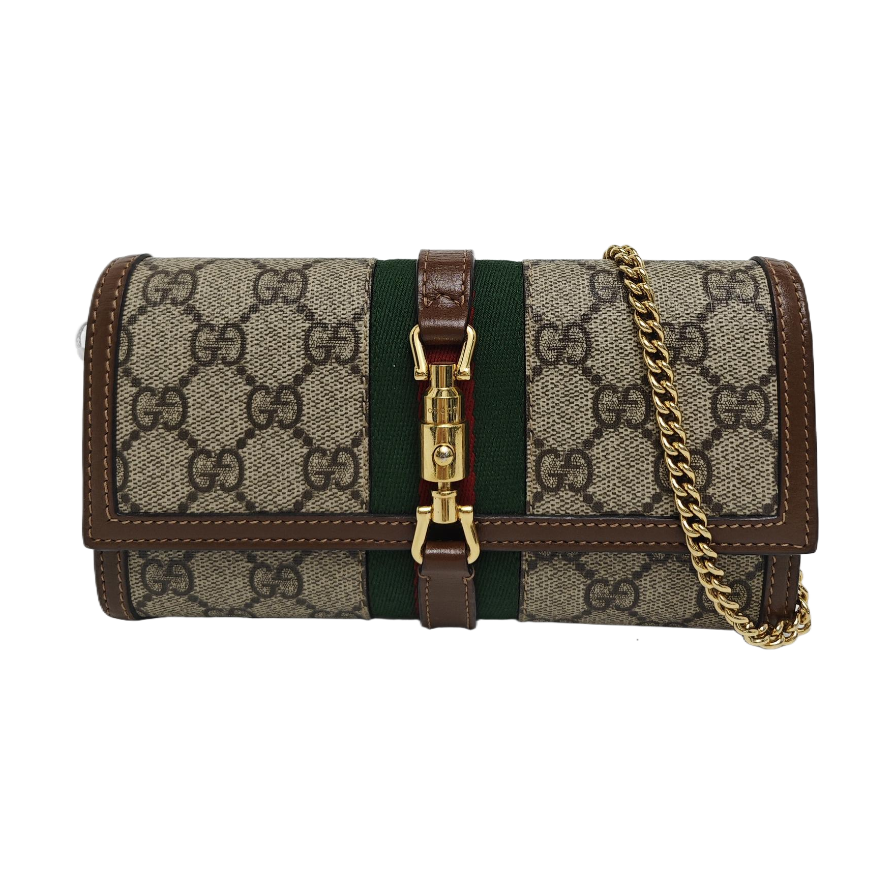 Authenticated pre-owned  Jackie 1961 Monogram Coated Canvas Beige - Shoulder Bag at Looply