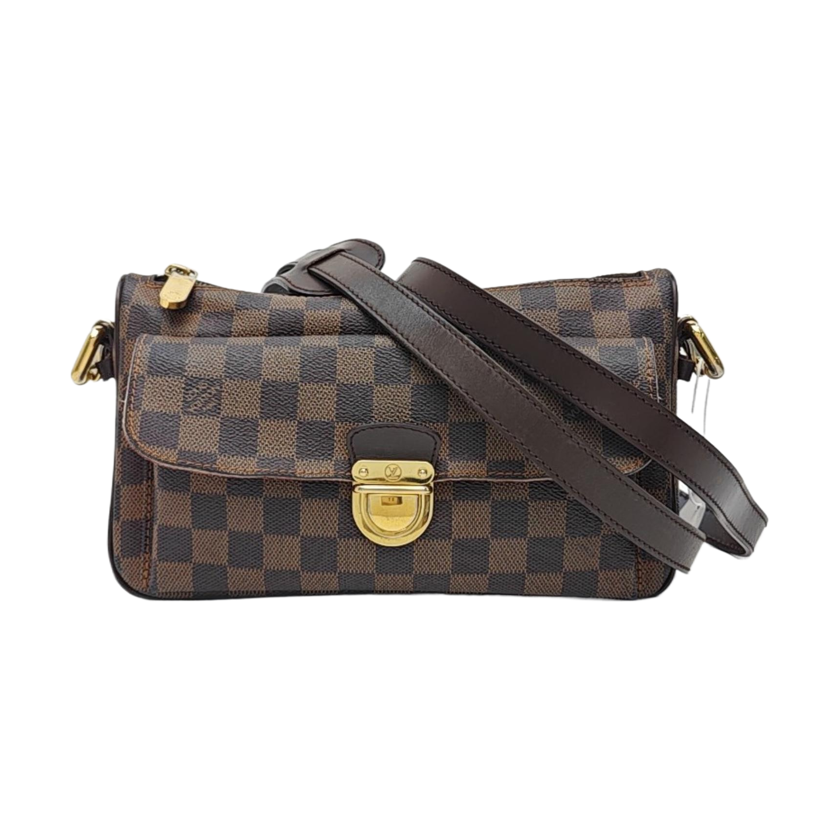 RAVELLO GM Damier Ebene Coated Canvas Brown
