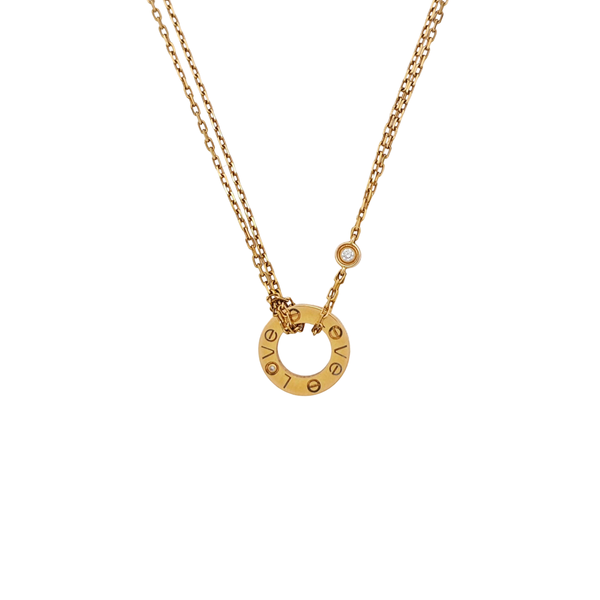 LOVE 18k Rose Gold Necklace