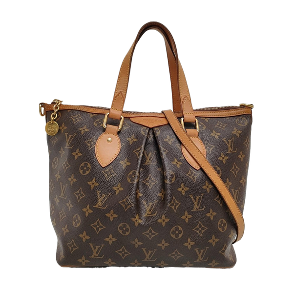 PALERMO PM Monogram Coated Canvas Brown