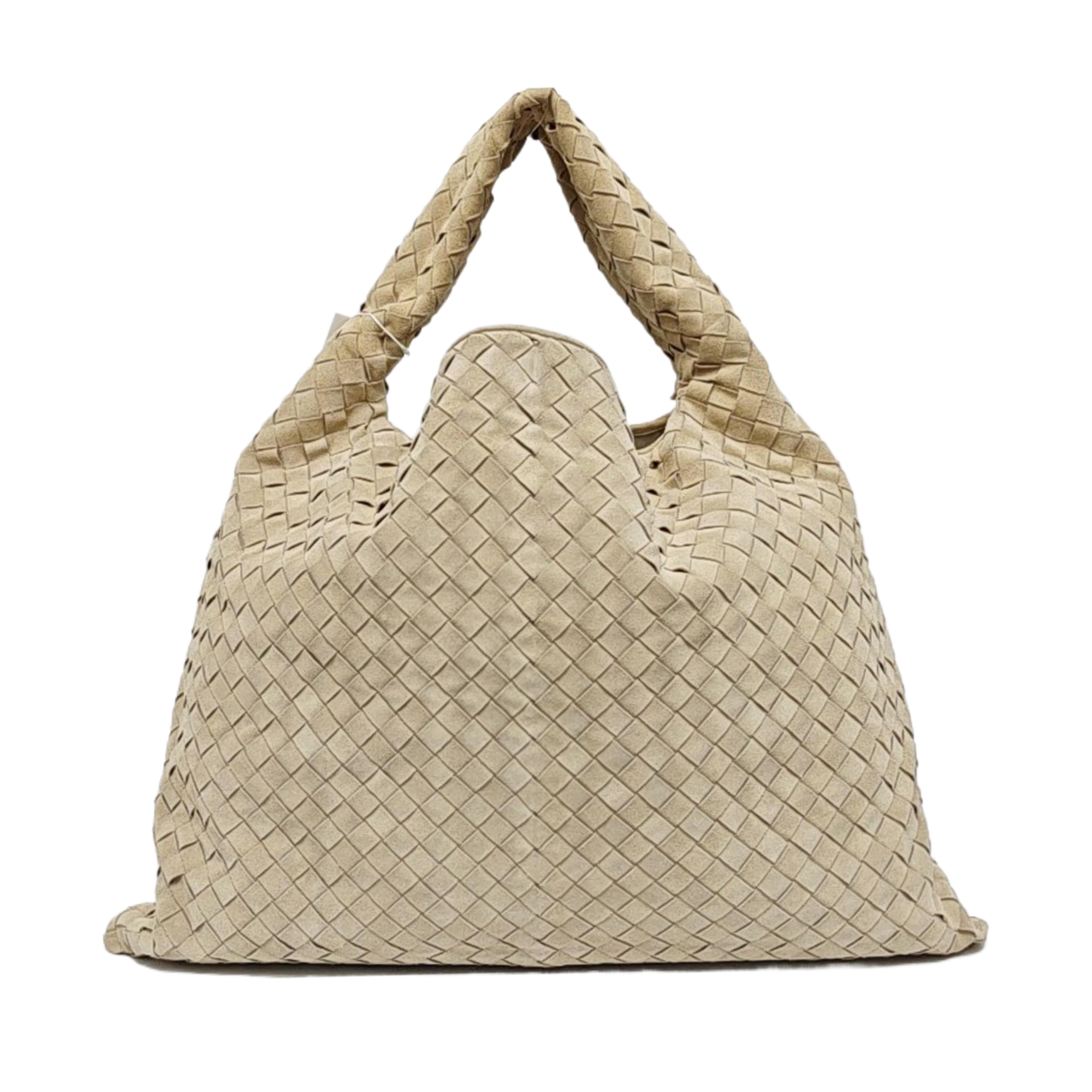 Suede Shoulder Bag Beige