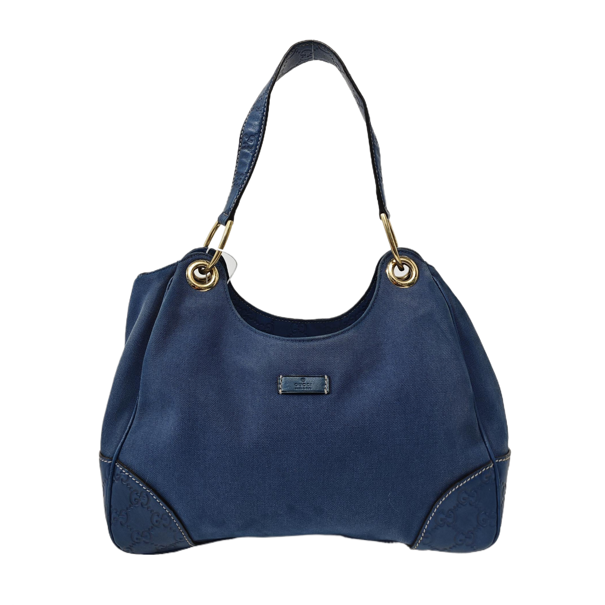 Canvas Shoulder Bag Blue