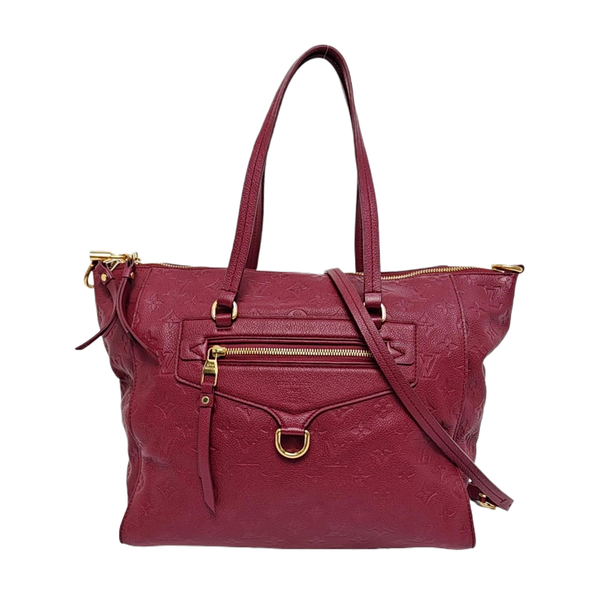 LUMINEUSE PM Monogram Calfskin Red