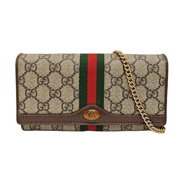 Ophidia Mini Monogram Coated Canvas Beige