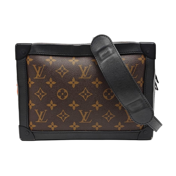 SOFT TRUNK Monogram Coated Canvas Brown