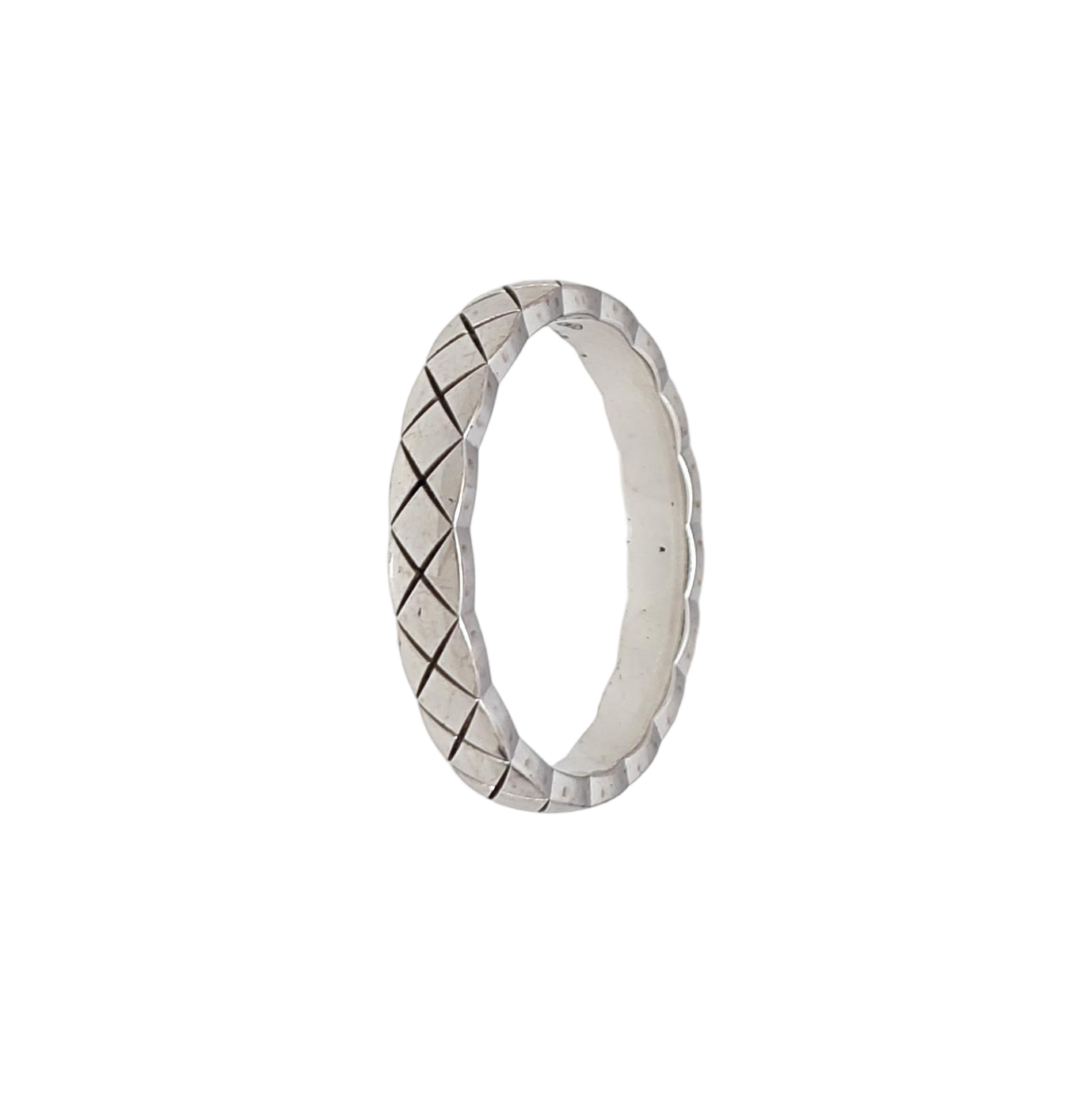 COCOCRUSH 18k White Gold Silver Ring EU 56
