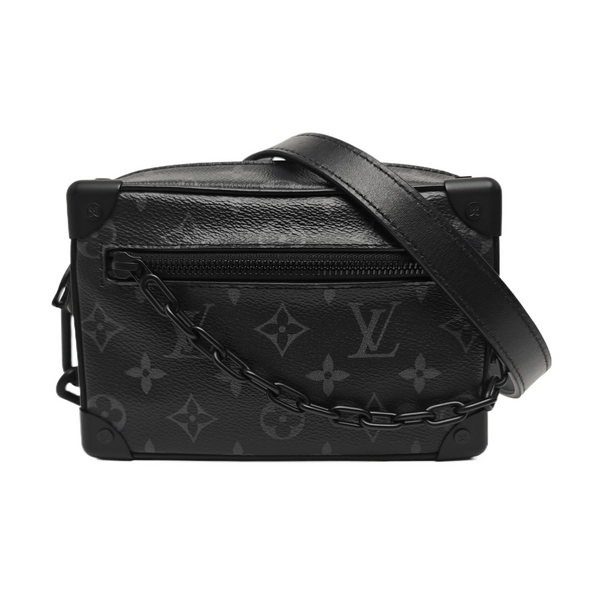 SOFT TRUNK Mini Monogram Coated Canvas Black