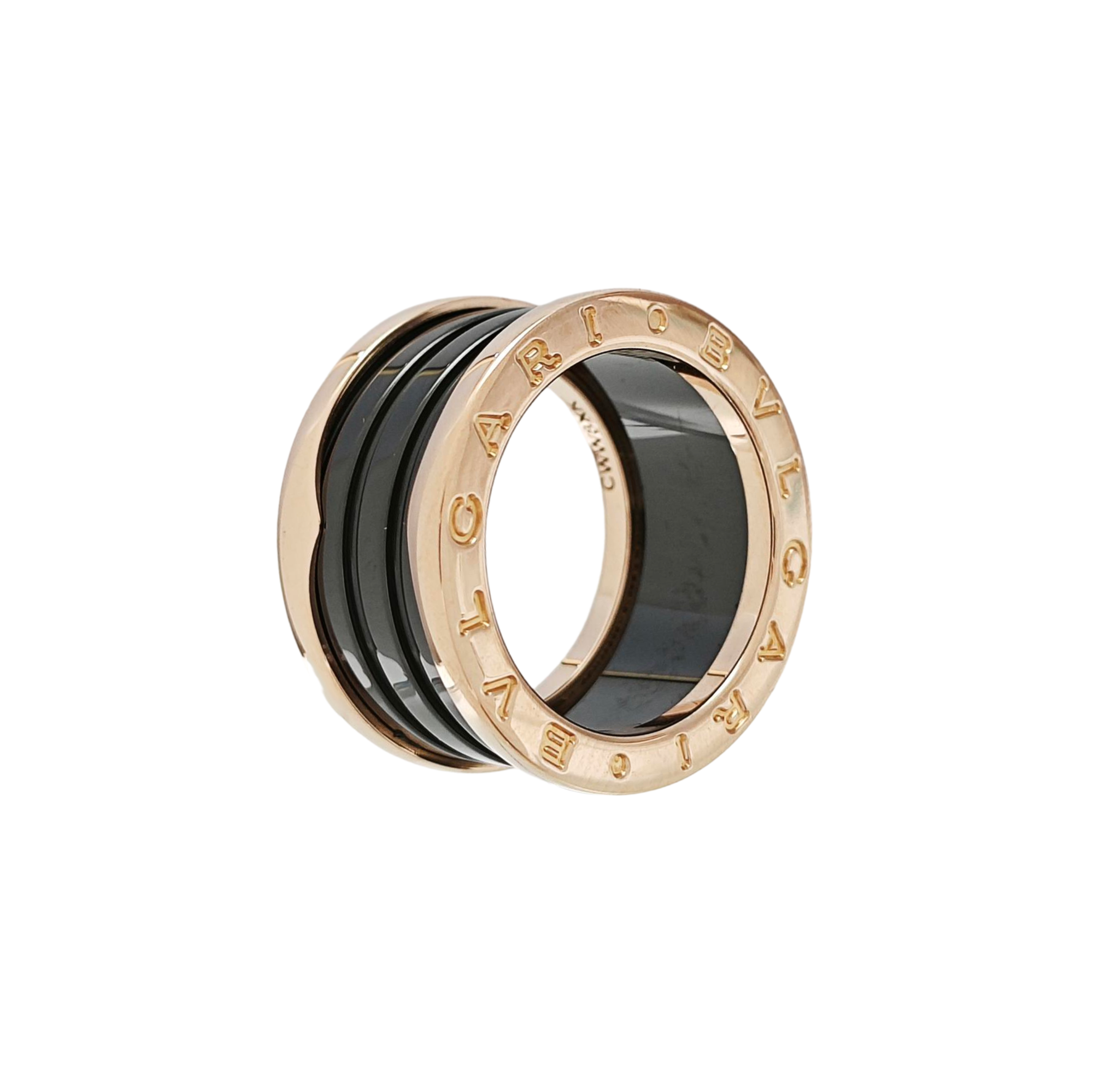B.ZERO1 18k Rose Gold Ring EU 53