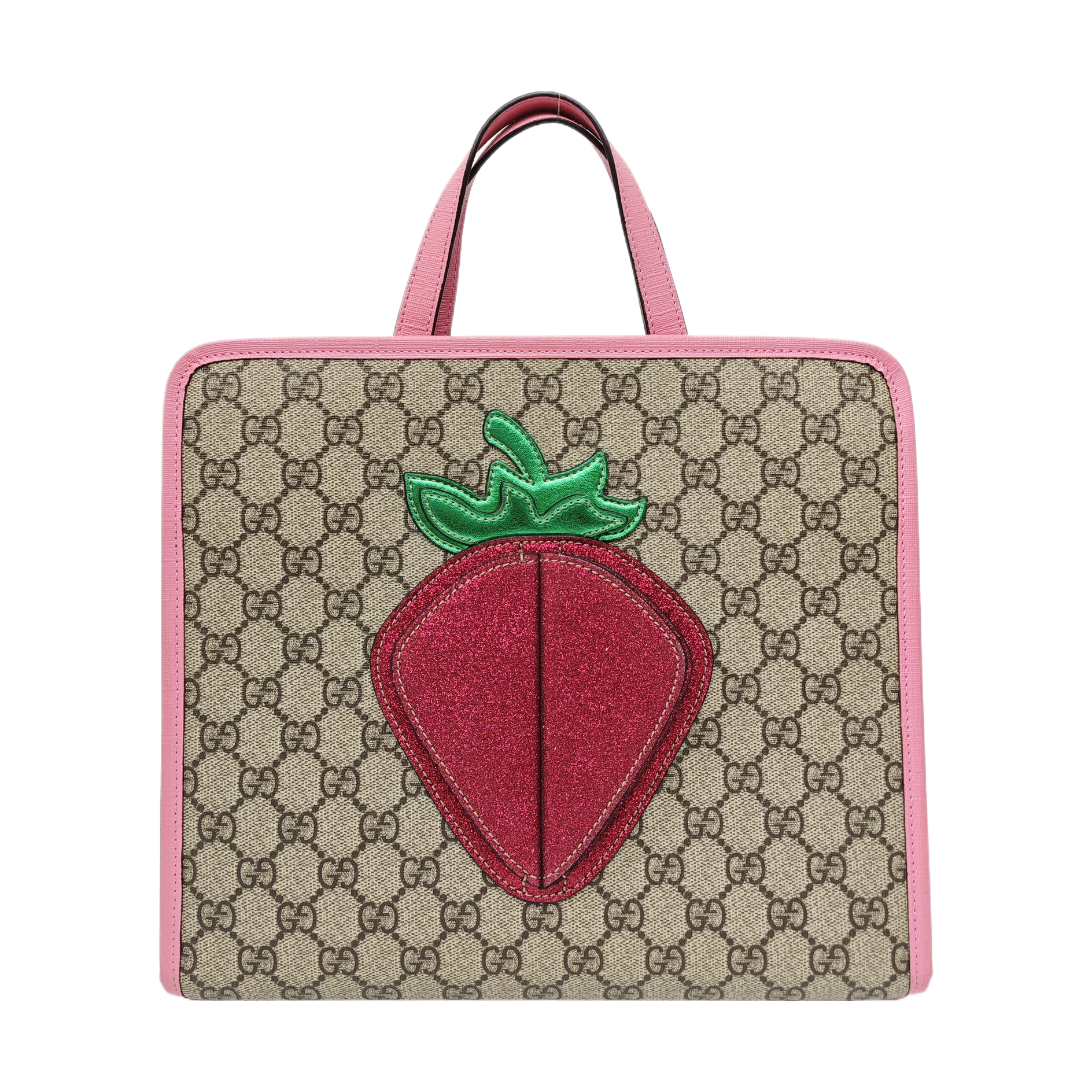 Children’s GG Bucket Monogram Coated Canvas Beige