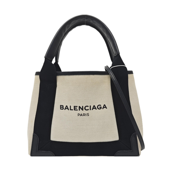 Navy Mini Canvas White
