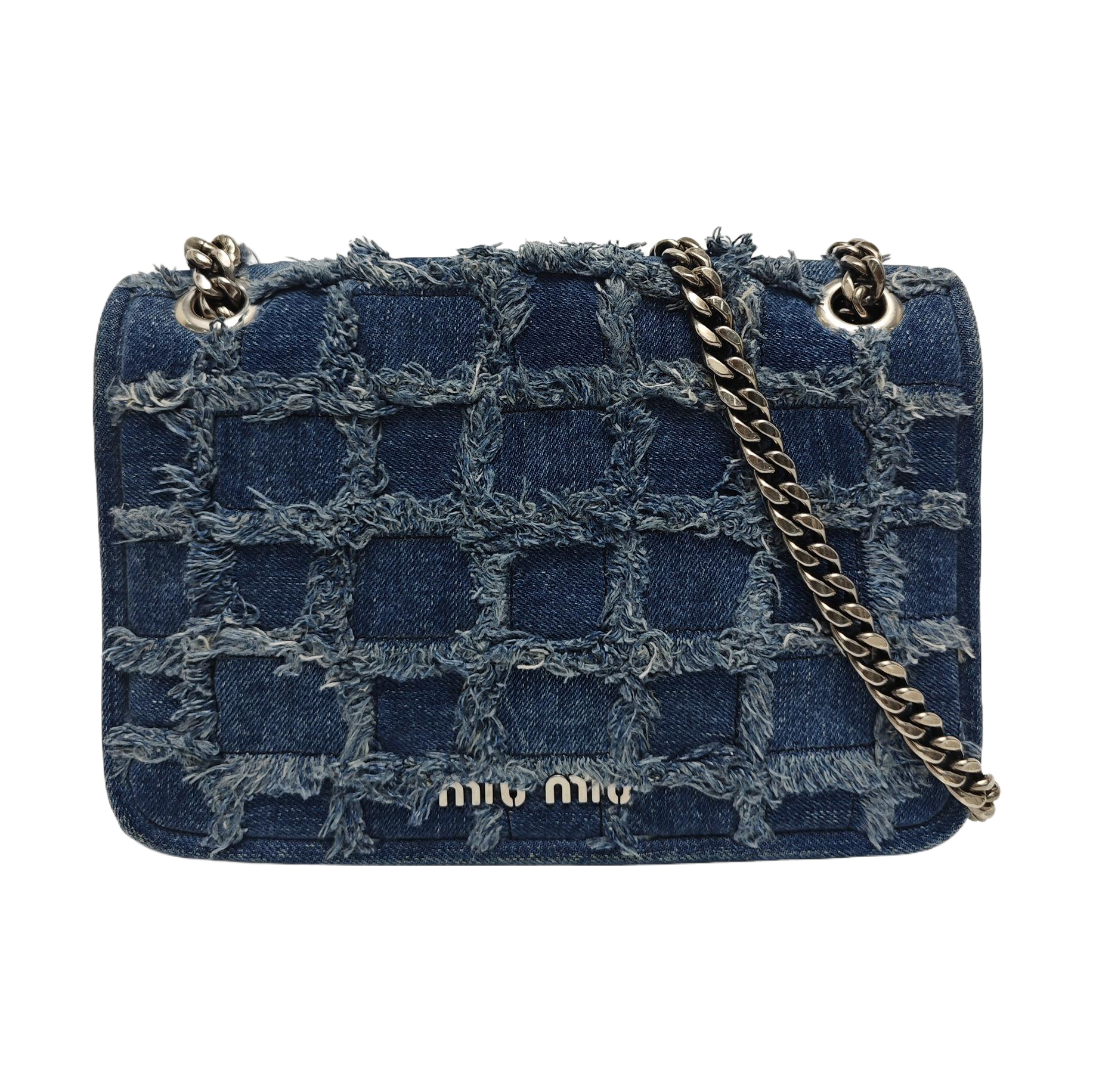 Denim Shoulder Bag Blue