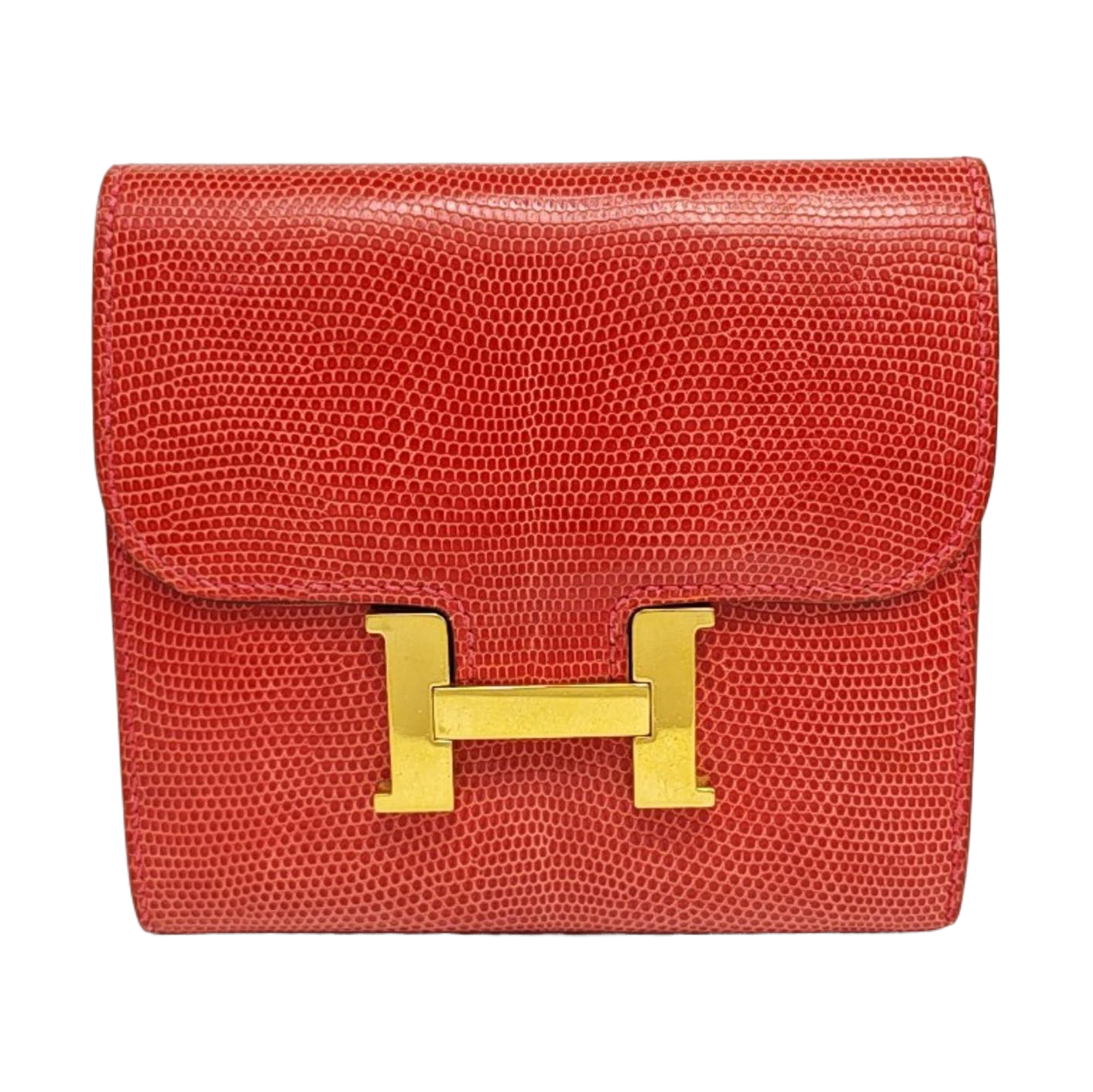 Constance Lizard Red Wallet