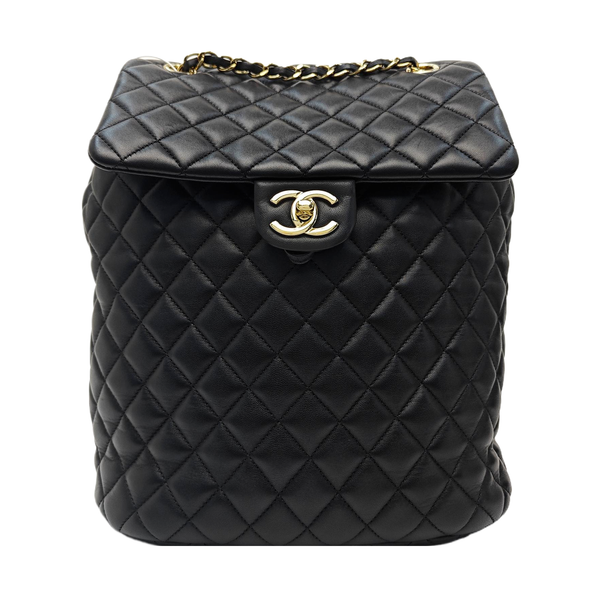 URBAN SPIRIT Quilted Calfskin Black