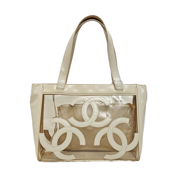 TRIPLE CC Patent Leather White