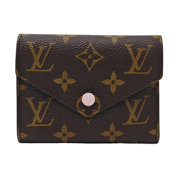 VICTORINE Monogram Coated Canvas Brown Wallet