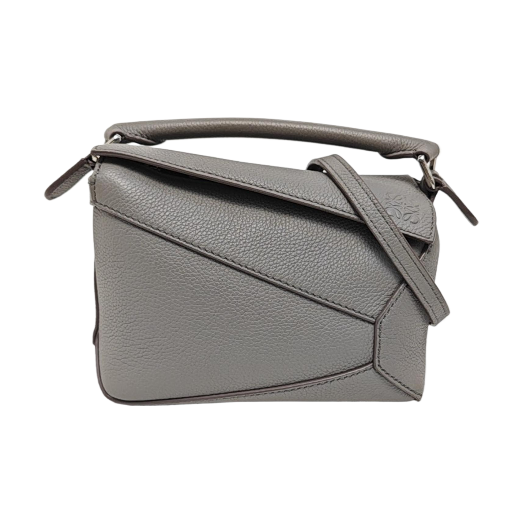 Puzzle Mini Calfskin Gray