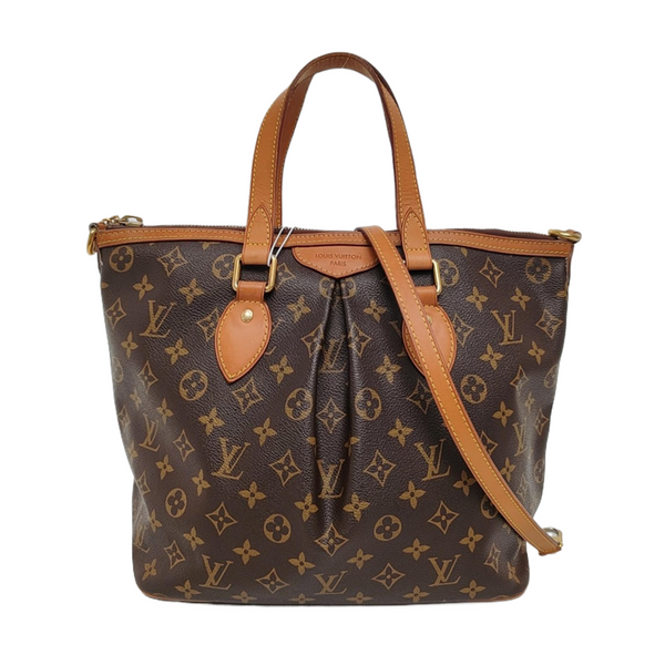 PALERMO PM Monogram Coated Canvas Brown