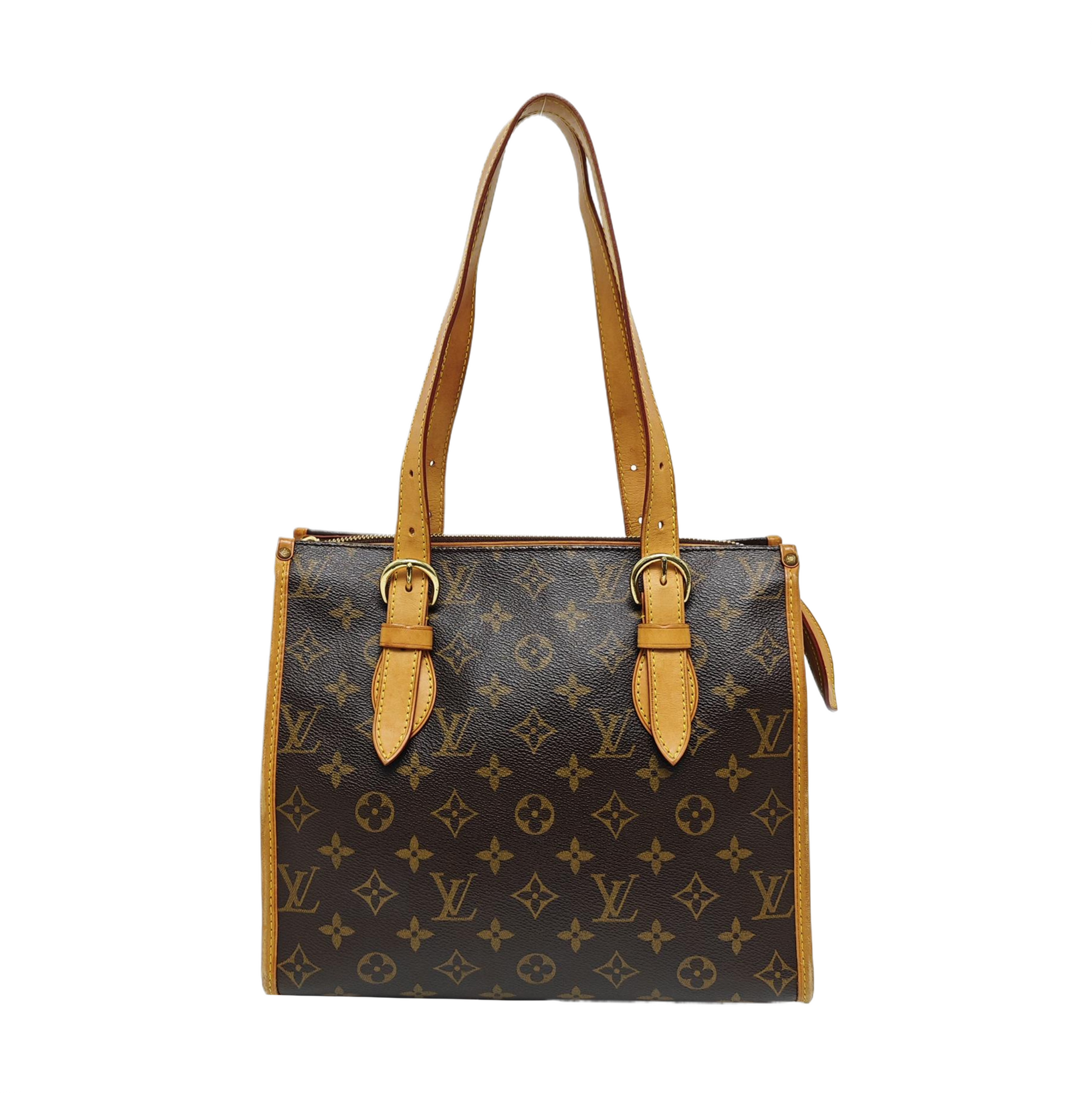 POPINCOURT Monogram Coated Canvas Brown