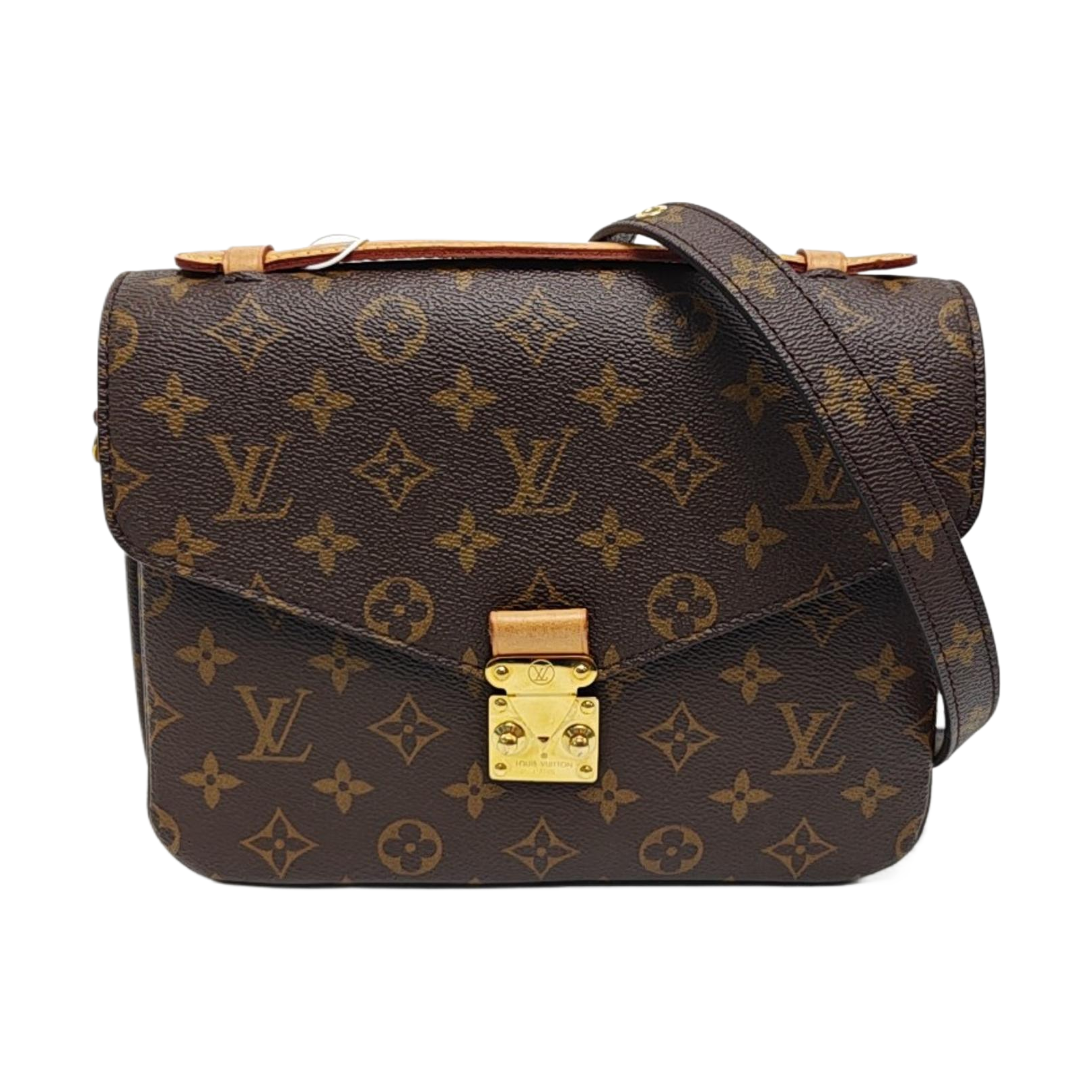 MÉTIS MM Monogram Coated Canvas Brown