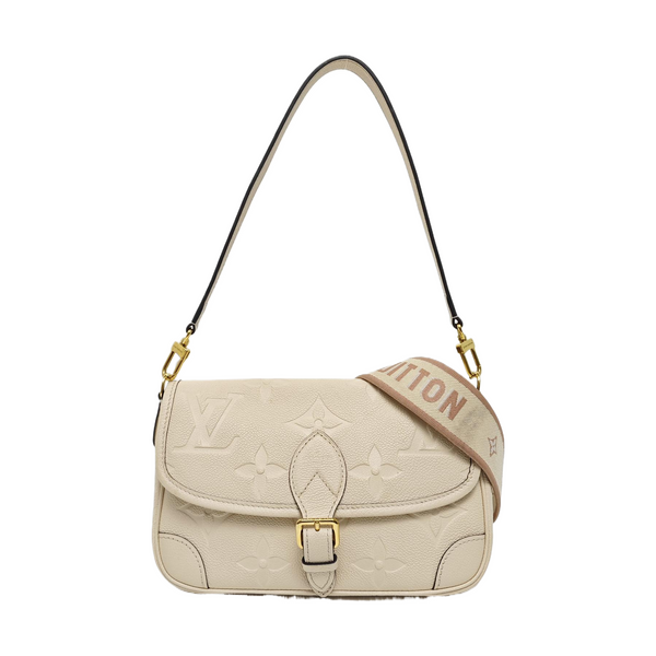 DIANE Monogram Calfskin Beige