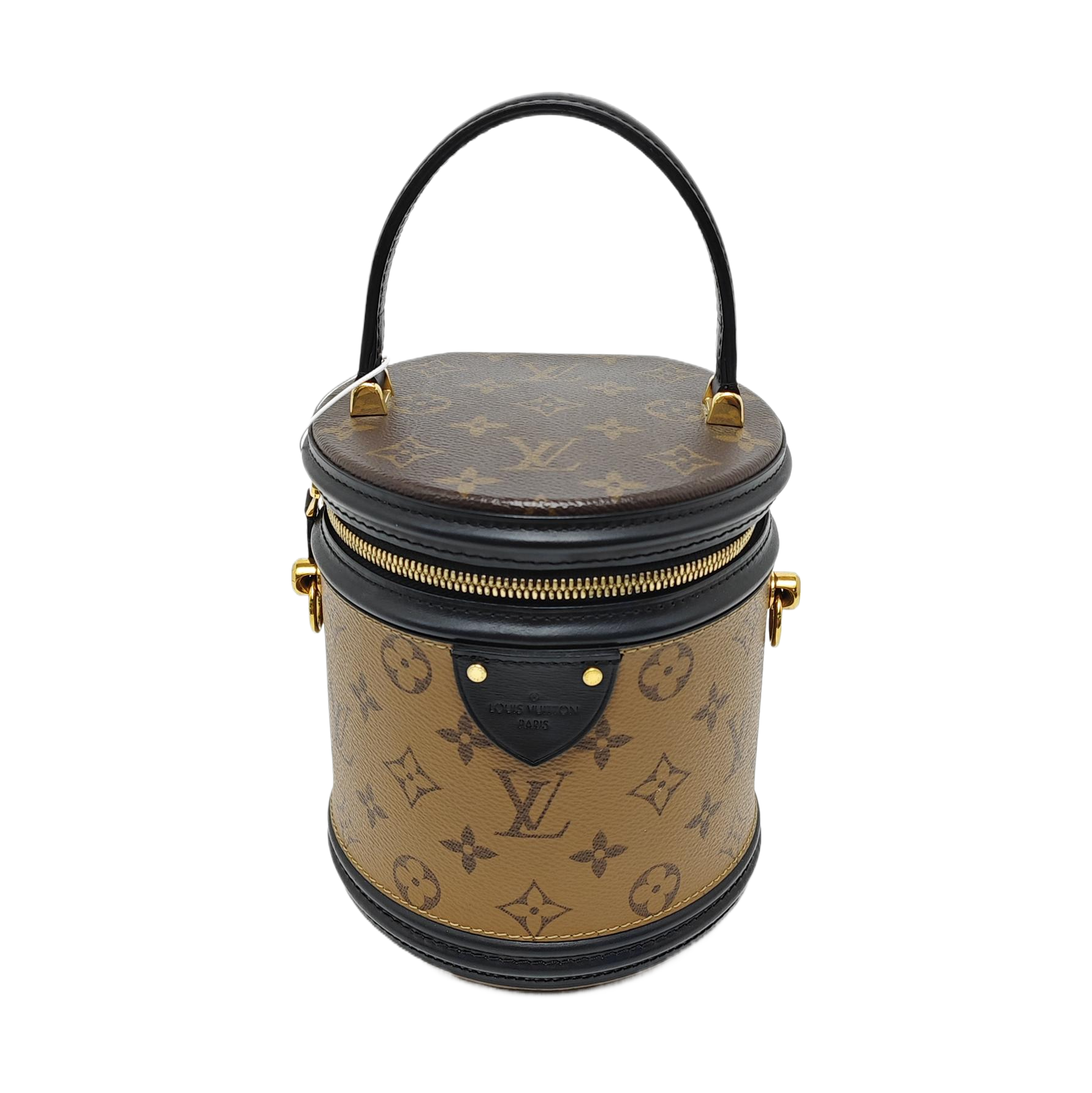 CANNES PM Monogram Coated Canvas Brown