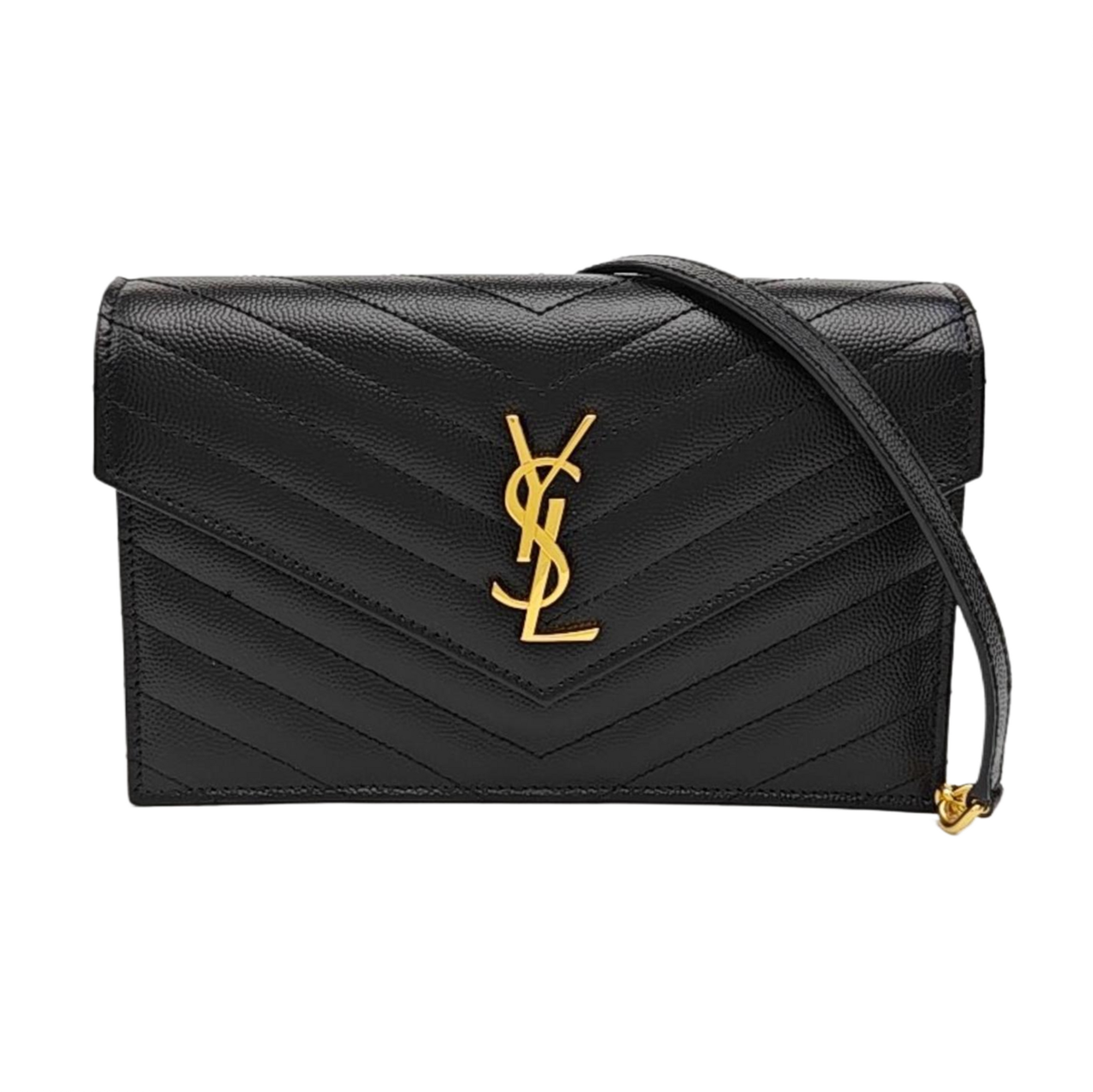 MONOGRAM WOC Chevron Calfskin Black