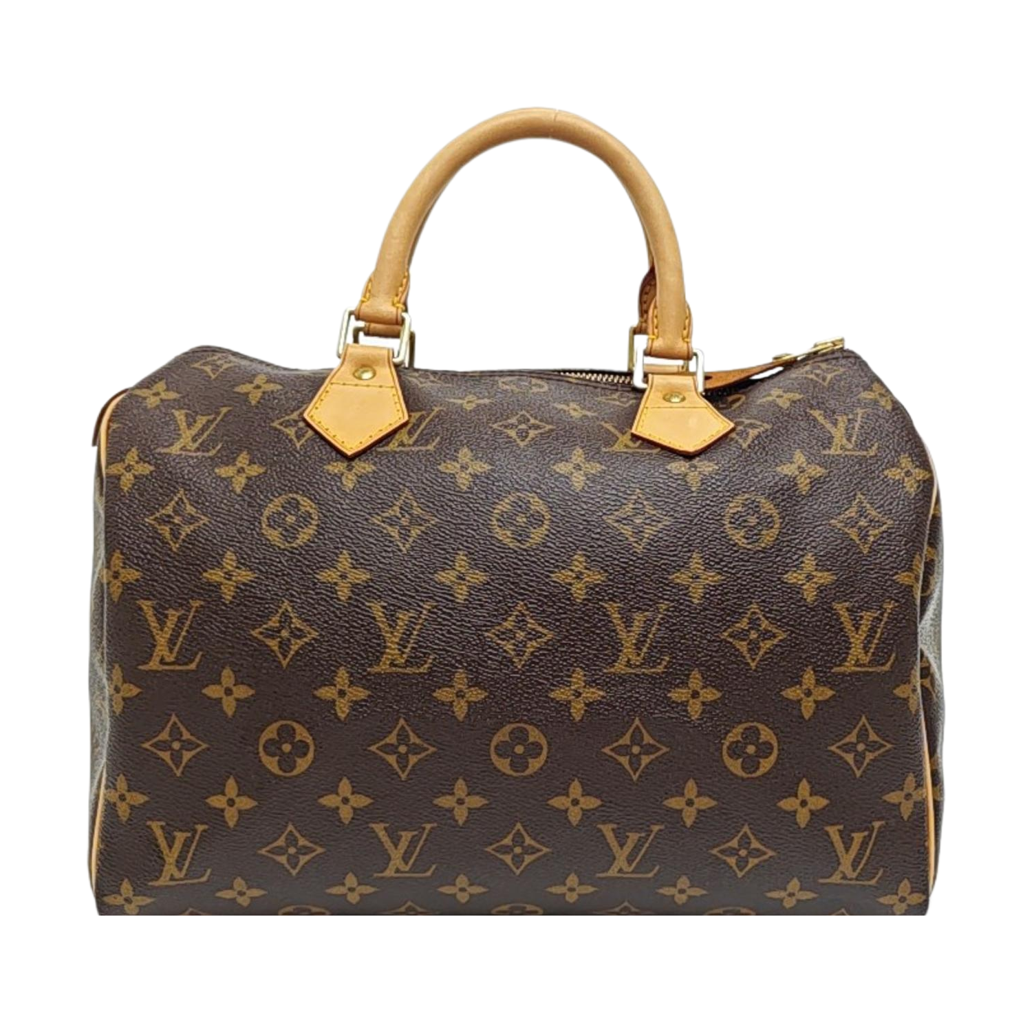SPEEDY 30 Monogram Coated Canvas Brown