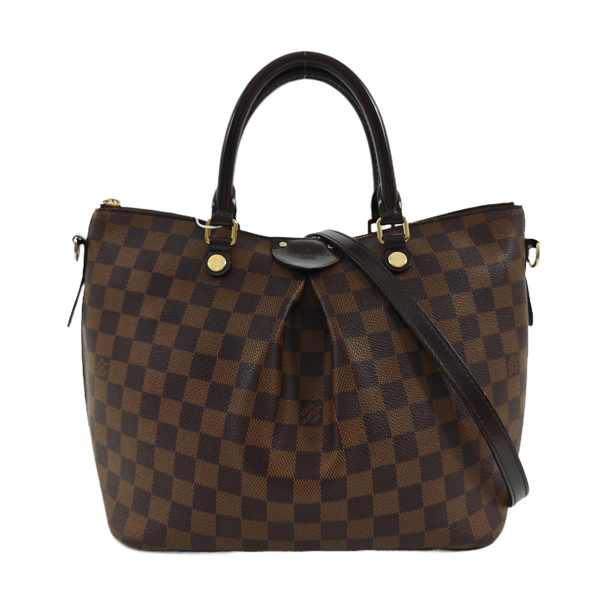 PALERMO PM Damier Ebene Coated Canvas Brown