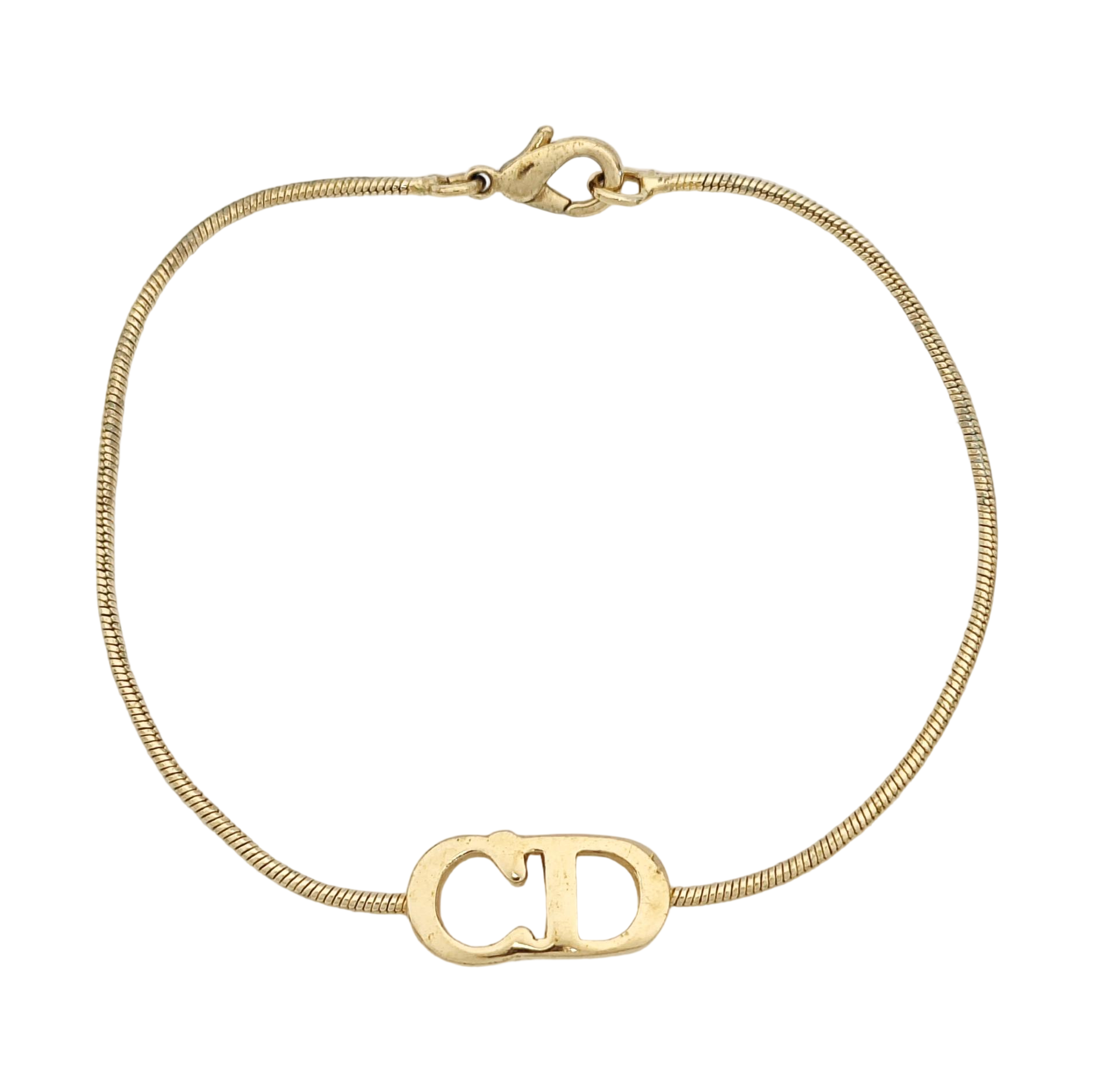 Petit CD Metal Gold Bracelet