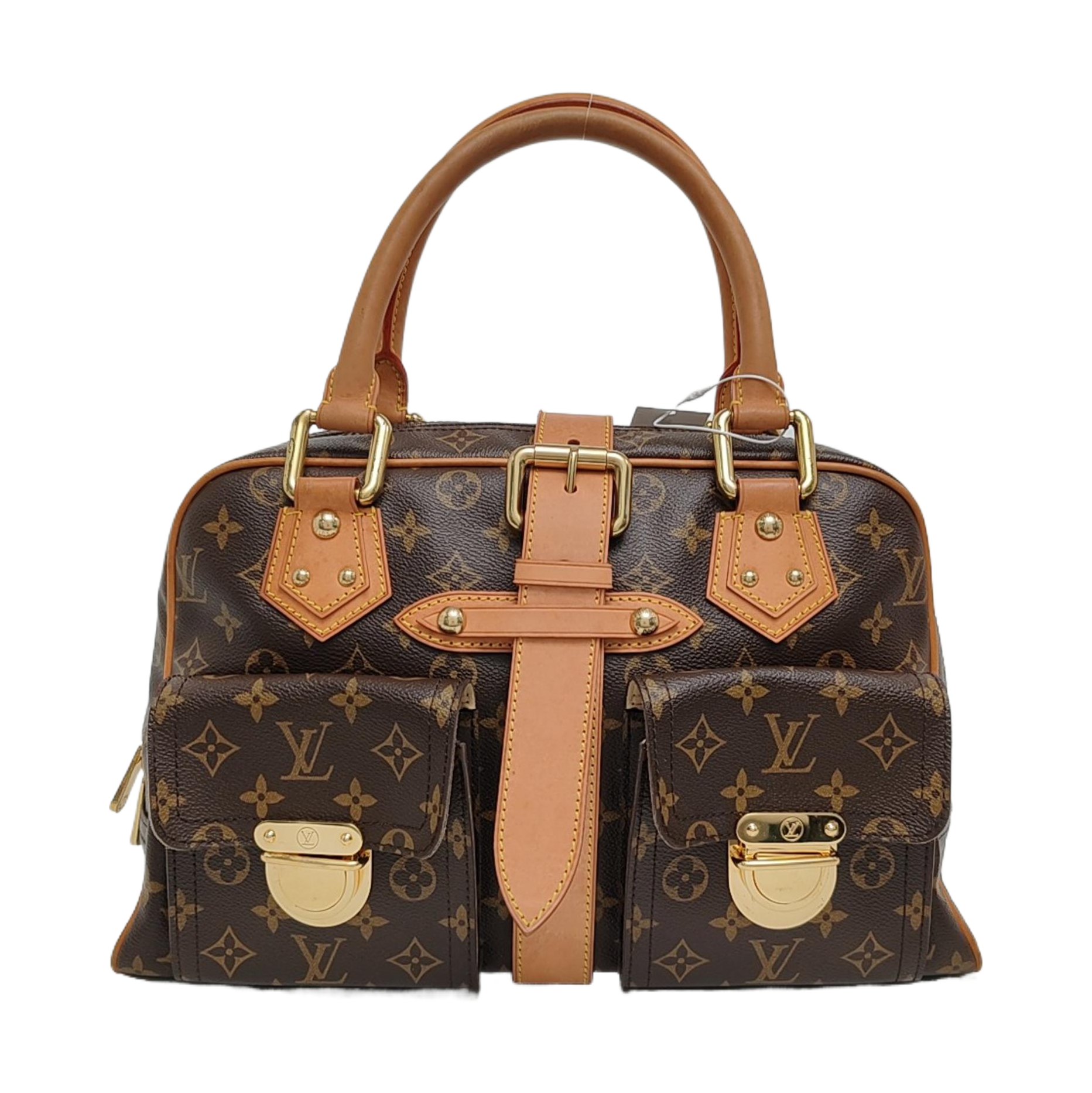 MANHATTAN GM Monogram Coated Canvas Brown