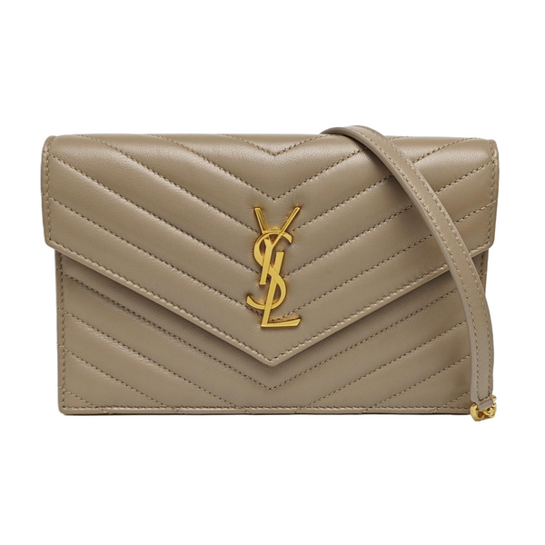 MONOGRAM WOC Chevron Calfskin Beige