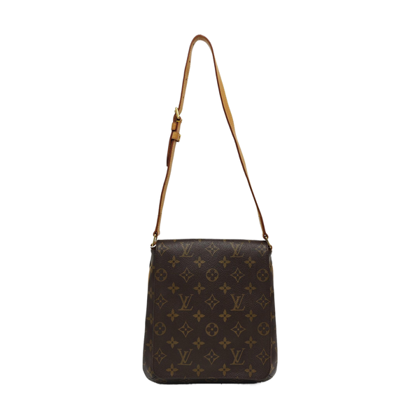 MUSETTE TANGO Monogram Coated Canvas Brown