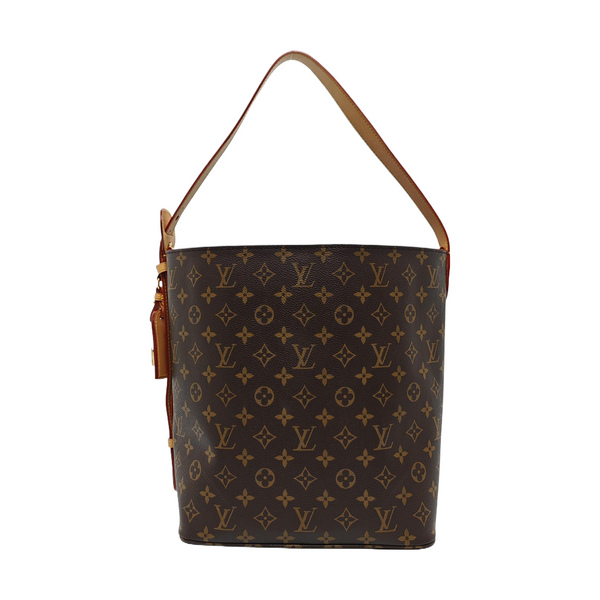 ALL IN GM Monogram Coated Canvas Brown