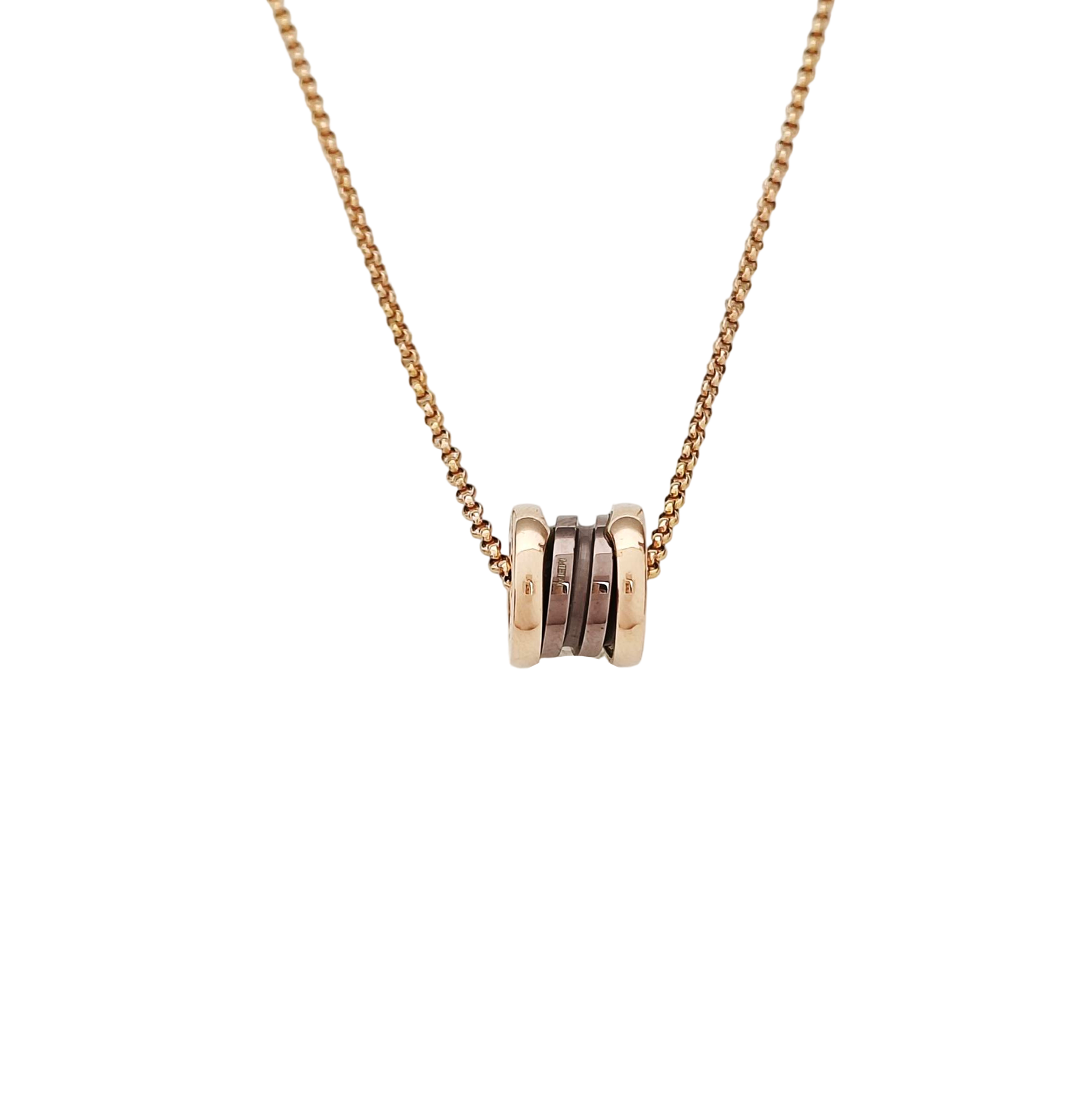B.ZERO1 18k Rose Gold Necklace