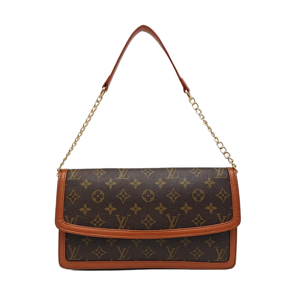 DAME GM Monogram Coated Canvas Brown