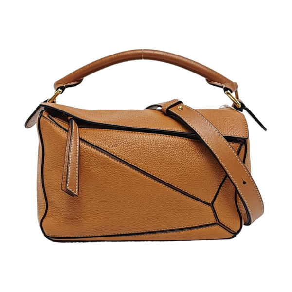 Puzzle Small Calfskin Brown