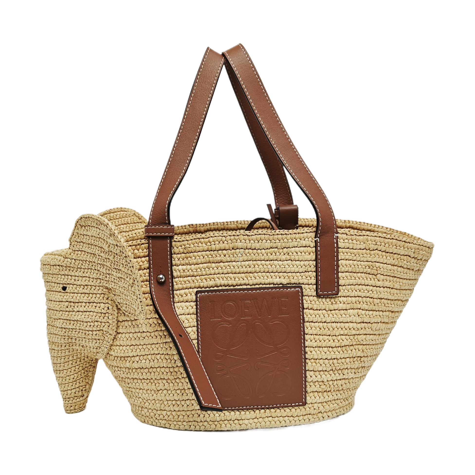 Basket Small Straw Beige