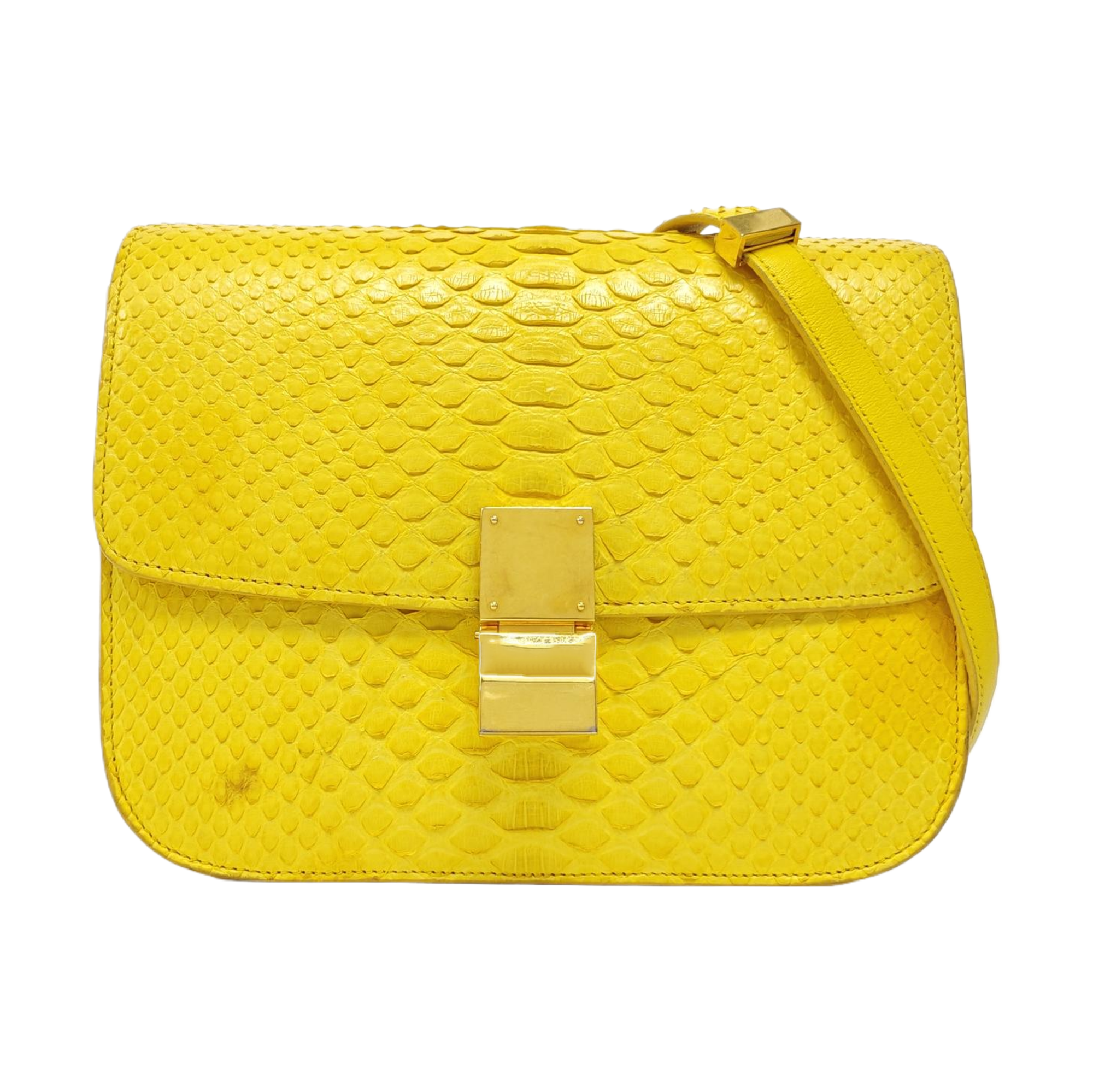 CLASSIC BOX Medium Python Yellow