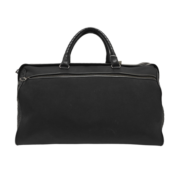 Fabric Top Handle Bag Black