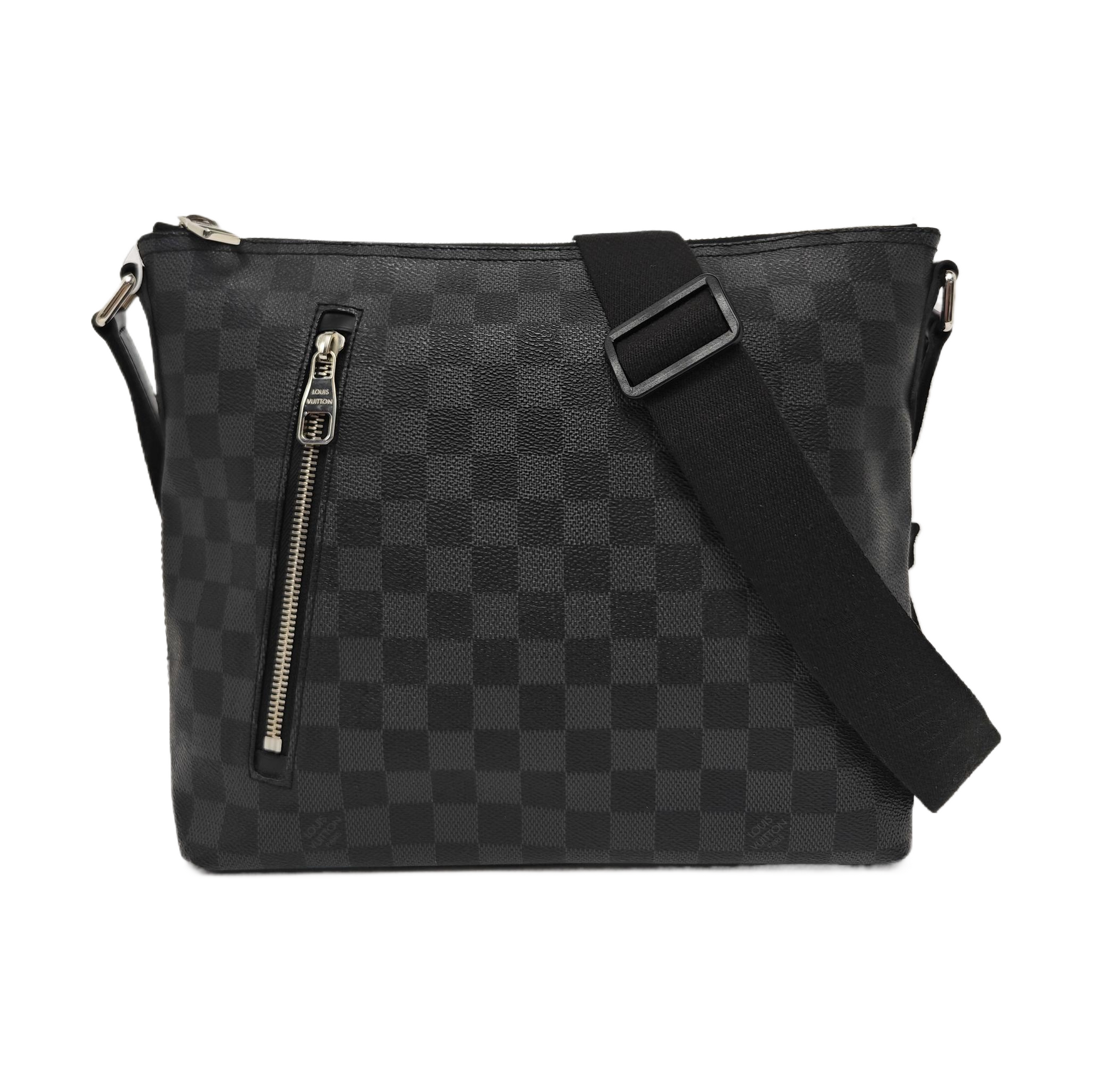 MICK PM Damier Graphite Coated Canvas Black